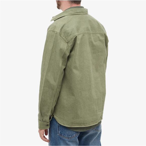 🔴 Officine Générale Theodore Chore Jacket - Light Olive - S - Picture 3 of 5